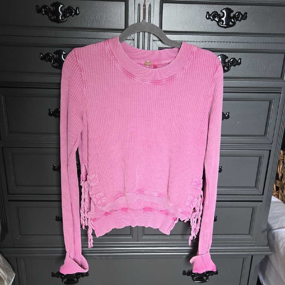Free People Pink Sweater
